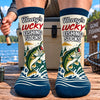 Custom Crew Socks - Personalized Birthday Fishing Gifts For Fisherman - Catch Me By The Lake