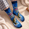 Custom Crew Socks - Personalized Birthday Fishing Gifts For Fisherman - Just Keep Reeling