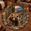 Custom Quilted Round Mat - Personalized Birthday Gifts For Mom, Dad, Brother, Sister - Step Into The Wild Nature