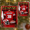 Custom America Football Acrylic Ornament - Personalized Christmas Birthday Gifts For America Football Lovers, Sports Fans, Sports Lovers - Game Day Spirit Lives Here