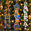 Custom Letter Wooden Ornament - Personalized Christmas Birthday Gifts For Mom, Dad, Brother, Sister, Kids, Sports Fans, Sports Lovers - A Little Loud, A Lot Of Love