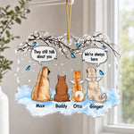 Forever In My Heart - Memorial Personalized Custom Ornament - Acrylic Benelux Shaped - Christmas Gift, Sympathy Gift For Pet Owners, Pet Lovers