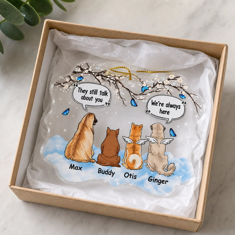 Forever In My Heart - Memorial Personalized Custom Ornament - Acrylic Benelux Shaped - Christmas Gift, Sympathy Gift For Pet Owners, Pet Lovers