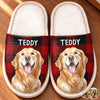 Custom Photo Flat Scuff Slippers - Personalized Christmas Birthday Gifts For Dog Cat Lovers, Dog Dad And Mom, Cat Owners - Soft Paws, Big Heart