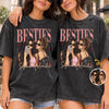 Custom Photo Comfort T-Shirt - Personalized Best Friend Birthday Gifts For Women, Besties, Sisters, BFF - Slay With My Bestie