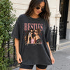 Custom Photo Comfort T-Shirt - Personalized Best Friend Birthday Gifts For Women, Besties, Sisters, BFF - Slay With My Bestie