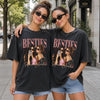 Custom Photo Comfort T-Shirt - Personalized Best Friend Birthday Gifts For Women, Besties, Sisters, BFF - Slay With My Bestie