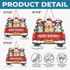 Custom Photo Wood Sign - Personalized Christmas Birthday Gifts For Dog Cat Lovers, Dog Dad And Mom, Cat Owners - Holiday Crew On Duty