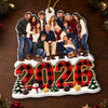 Custom Photo Acrylic Ornament - Personalized Christmas Birthday Gifts For Mom, Dad, Brother, Sister - Grateful For Every Precious Moment