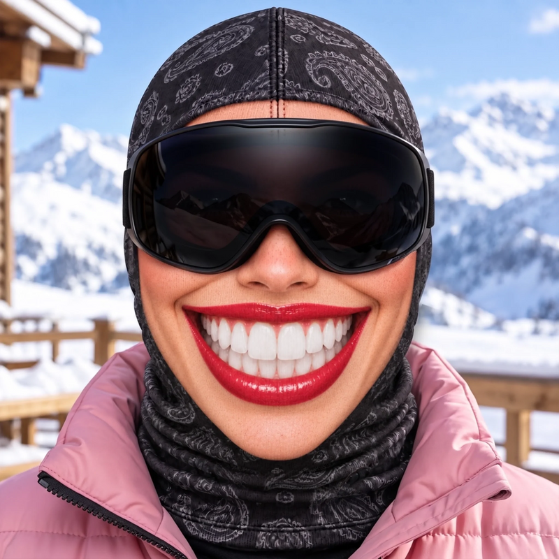 Custom Funny Ski Mask - Personalized Birthday Gifts For Ski Lovers - Powder To The People