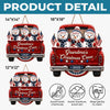 Custom Wood Sign - Personalized America 250th Anniversary Christmas Gifts For Grandma, Grandpa - Jolly Holiday Crew
