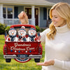 Custom Wood Sign - Personalized America 250th Anniversary Christmas Gifts For Grandma, Grandpa - Jolly Holiday Crew