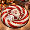 Custom Quilted Round Mat - Personalized Christmas Birthday Gifts For Mom, Dad, Brother, Sister - Jolly All Season