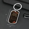 Custom Photo Keychain - Personalized Memorial Sympathy Gifts For Loss Of Mom, Dad - Love Lives On In Memories