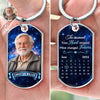 Custom Photo Keychain - Personalized Memorial Sympathy Gifts For Loss Of Mom, Dad - Your Light Will Shine Forever