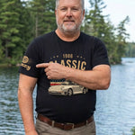 Custom Car T-Shirt - Personalized Birthday Gifts For Him, Car Lovers - American Classic Since Year