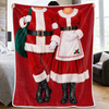 Custom Blanket - Personalized Anniversary Wedding Gifts For Husband And Wife, Him And Her - Together For Every Happy Holiday