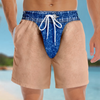 Custom Funny Patriotic Men Swim Trunks - Personalized Summer Vacation And Travel Gifts For Husband, Son, Grandson, Brother, Grandpa, Dad, Yourself - Catch Me By The Ocean