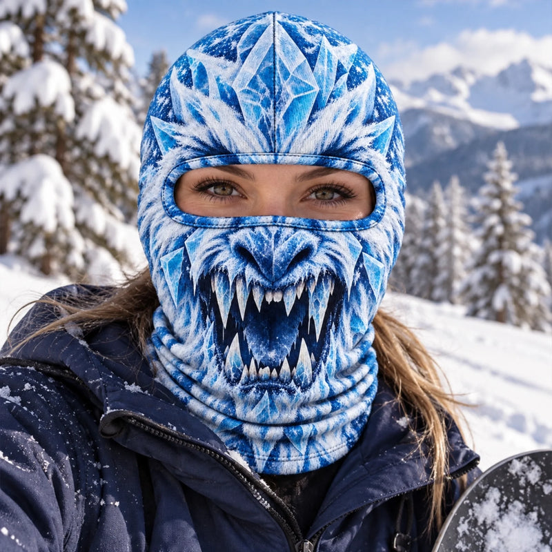 Custom Funny Ski Mask - Personalized Birthday Gifts For Ski Lovers - Chasing Fresh Powder