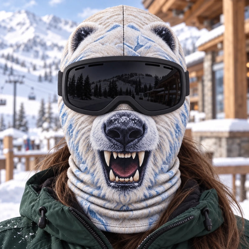 Custom Funny Ski Mask - Personalized Birthday Gifts For Ski Lovers - Chasing Fresh Powder