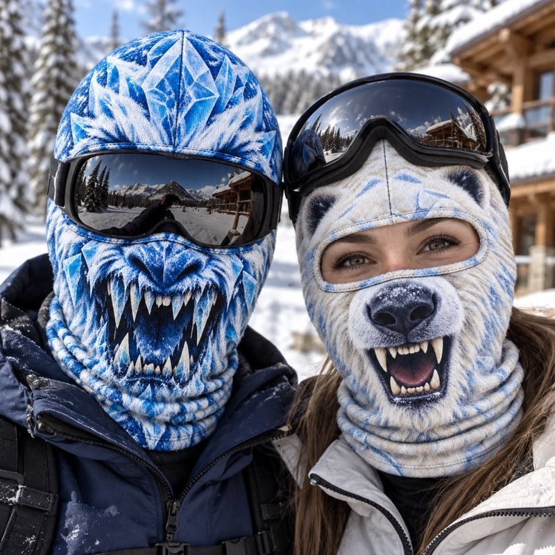 Custom Funny Ski Mask - Personalized Birthday Gifts For Ski Lovers - Chasing Fresh Powder
