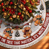 Custom Tree Skirt - Personalized Christmas Birthday Gifts For Mom, Dad, Brother, Sister - Sweetest Family Around The Tree