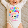 Custom Squishy Long Sleeve Baby Onesie - Personalized Christmas Baby Shower, Gender Reveal Gifts For New Moms, New Dads, New Parents - Little Dumpling