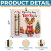 Custom Wooden Money Holder Ornament - Personalized Christmas Birthday Gifts For Kids - Merry Little Buck