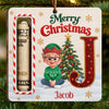 Custom Wooden Money Holder Ornament - Personalized Christmas Birthday Gifts For Mom, Dad, Brother, Sister - Buck Full Of Joy