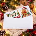Custom Name Christmas Cash Gifts - Personalized Money Envelop