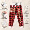 Custom Letter Unisex Sweatpants - Personalized Christmas Birthday Gifts For Mom, Dad, Brother, Sister - Gingerbread Cookie Crew