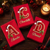 Custom Cotton Napkin - Personalized Christmas Birthday Gifts For Mom, Dad, Brother, Sister - Velvet Pearl Holiday Cheer