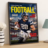 Custom Photo Magazine Vertical Poster - Personalized Birthday Gifts For Son, Grandson, American Football Lovers, Sports Fans, Sports Lovers - Built For Game Day