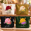 Custom Yarn Corduroy Tote Bag - Personalized Birthday Gifts For Crochet Knitting Lovers, Crocheters, Knitters, Wife, Daughter, Besties, Sisters, Granddaughter, Grandma, Mom, Yourself - Bloom & Stitch