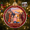 Custom Photo Acrylic Ornament - Personalized Christmas Birthday Gifts For Mom, Dad, Brother, Sister - Our Circle Of Love