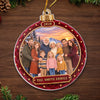Custom Photo Acrylic Ornament - Personalized Christmas Birthday Gifts For Mom, Dad, Brother, Sister - Our Circle Of Love