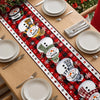 Custom Snowman Table Runner - Personalized Christmas Birthday Gifts For Mom, Dad, Brother, Sister - Christmas Together Feels Right