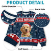 Custom Photo Ugly Sweatshirt - Personalized Christmas Birthday Gifts For Dog Cat Lovers, Dog Dad And Mom, Cat Owners - Jolly Little Pawtner