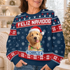 Custom Photo Ugly Sweatshirt - Personalized Christmas Birthday Gifts For Dog Cat Lovers, Dog Dad And Mom, Cat Owners - Jolly Little Pawtner