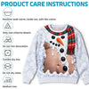 Custom Funny Ugly Sweatshirt - Personalized Christmas Birthday Gifts For Husband, Son, Grandson, Brother, Grandpa, Dad, Yourself - Too Hot For Winter Snow