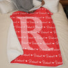 Custom Blanket - Personalized Birthday Gifts For Mom, Dad, Brother, Sister - Forever Wrapped In Love
