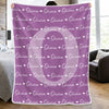 Custom Blanket - Personalized Birthday Gifts For Mom, Dad, Brother, Sister - Forever Wrapped In Love