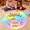 Custom Squishy Round Jigsaw Puzzle - Personalized Christmas Birthday Gifts For Kids - Little Giggles All Day