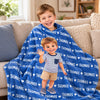 Custom Photo Blanket - Personalized Birthday Gifts 
For Kids - Wrapped In Endless Pure Love