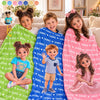 Custom Photo Blanket - Personalized Birthday Gifts 
For Kids - Wrapped In Endless Pure Love