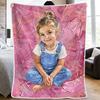 Custom Photo Blanket - Personalized Birthday Gifts 
For Kids - Little Stars Paint Big Dreams
