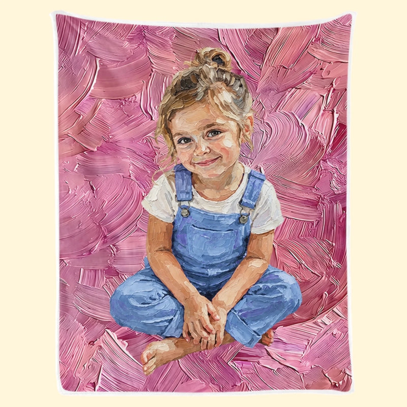 Custom Photo Blanket - Personalized Birthday Gifts 
For Kids - Little Stars Paint Big Dreams