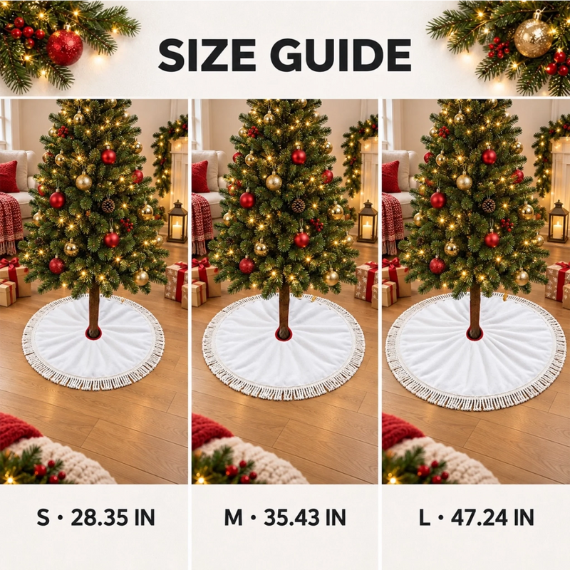 Custom Christmas Train Tree Skirt - Personalized Christmas Birthday Gifts For Mom, Dad, Brother, Sister - All Aboard The Family Express