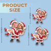 Custom Photo Acrylic Ornament - Personalized Anniversary Christmas Wedding Gifts For Husband And Wife, Him And Her - Deck The Halls With Us