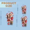 Custom Photo Acrylic Ornament - Personalized Anniversary Christmas Wedding Gifts For Husband And Wife, Him And Her - Christmas With You